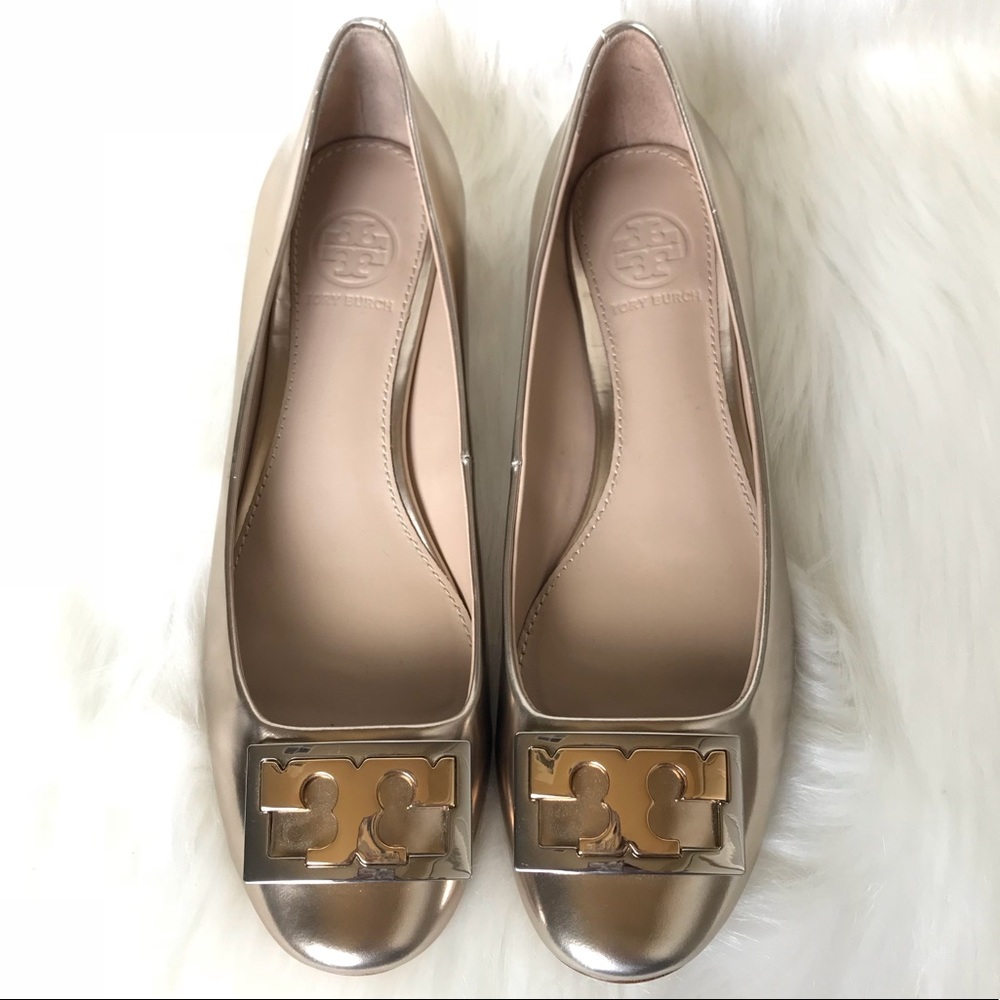 Tory Burch Gigi Patent block heel pump